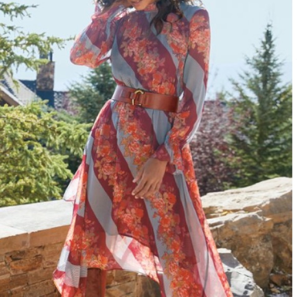 Soft Surroundings Woodland Manor Dress In Rosy Brown